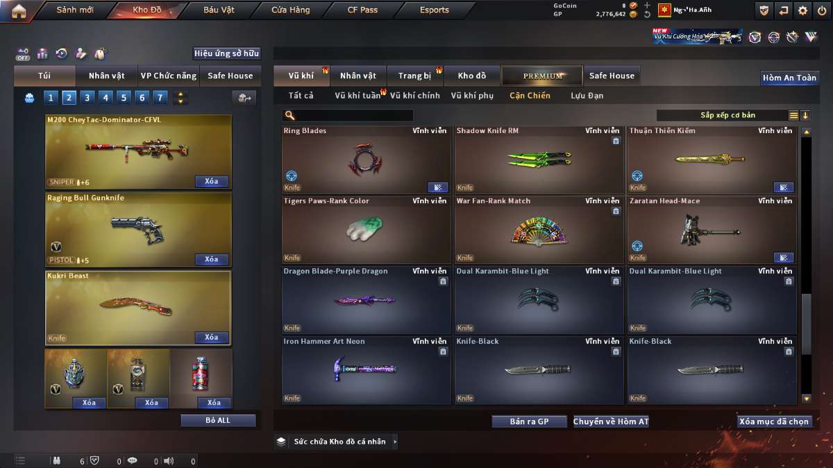 shop acc cf uy tin gia re
